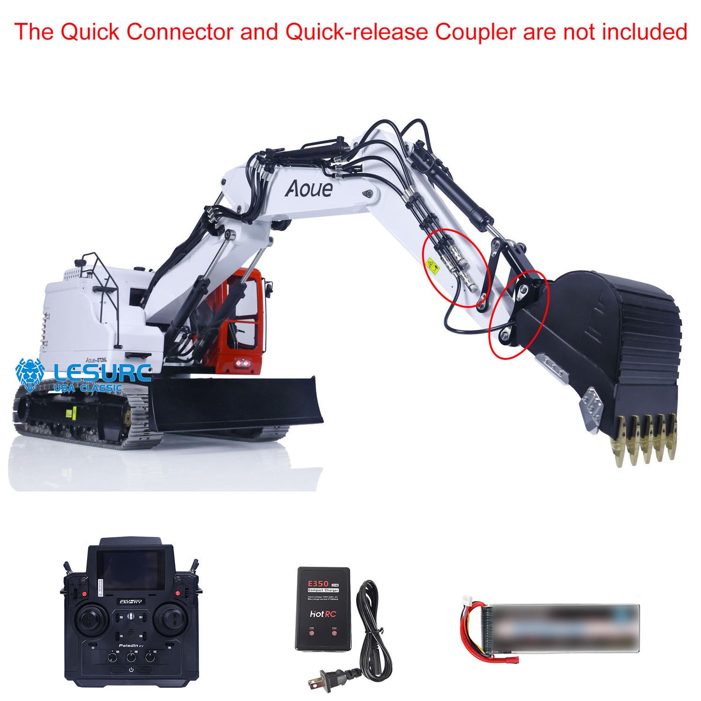 LESU Metal Aoue ET26L 1/14 Hydraulic RC Excavator Assembled Painted Radio Control Digger Hobby Model Emulated Contruction Vehicle