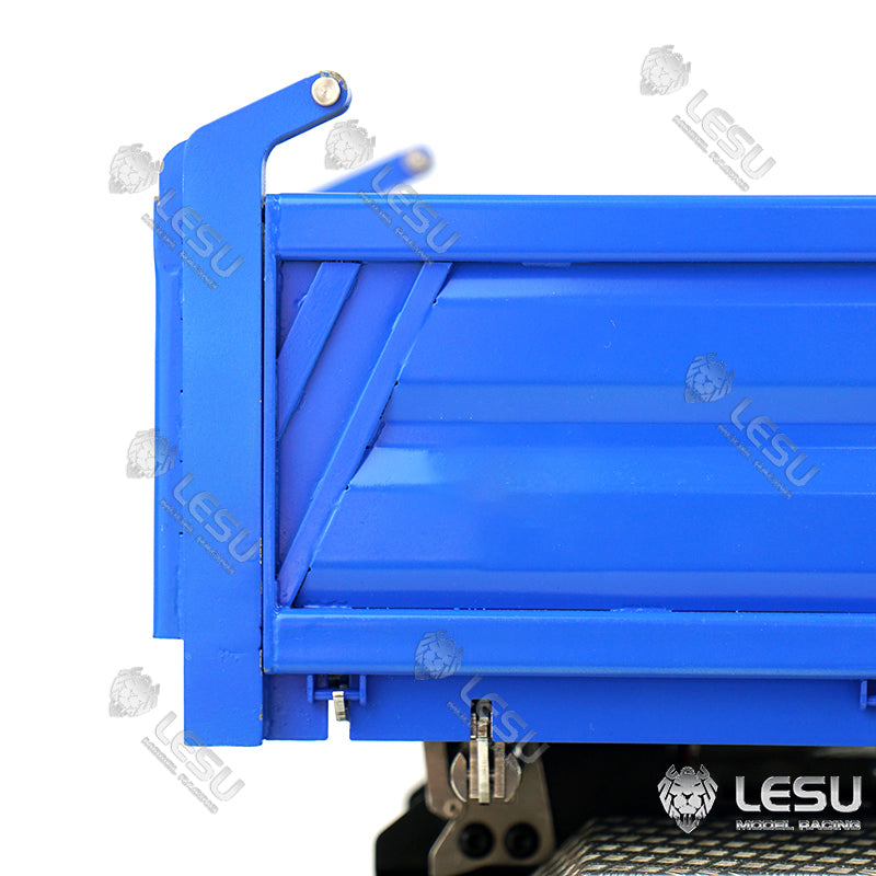 LESU 1/14 Scale Remote Controlled TGS Three-way Transmission Dumper Truck Hydraulic Model W/ Lights Sound System Motor ESC Cab