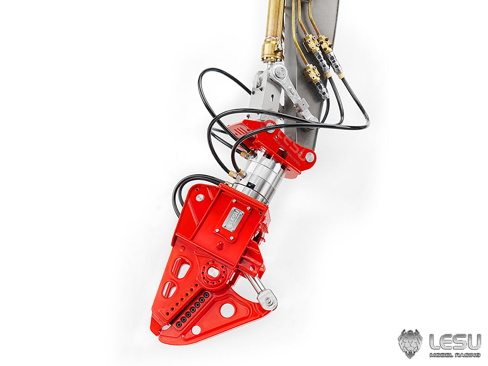 270 Degree Rotatable Hydraulic Metal Shear Clamp for 1/14 LESU RC Hydraulic Excavator LR945 LR956 SK500 PC360 ET26L ZX490 Remote Control Digger Model