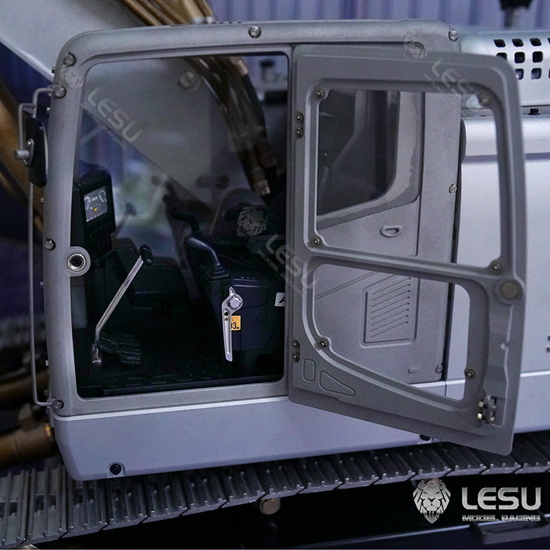 LESU 1/14 Metal RC Hydraulic Excavator Kits Aoue ET26L DIY Model Pump Valve ESC GPS Remote Control Construction Vehicles