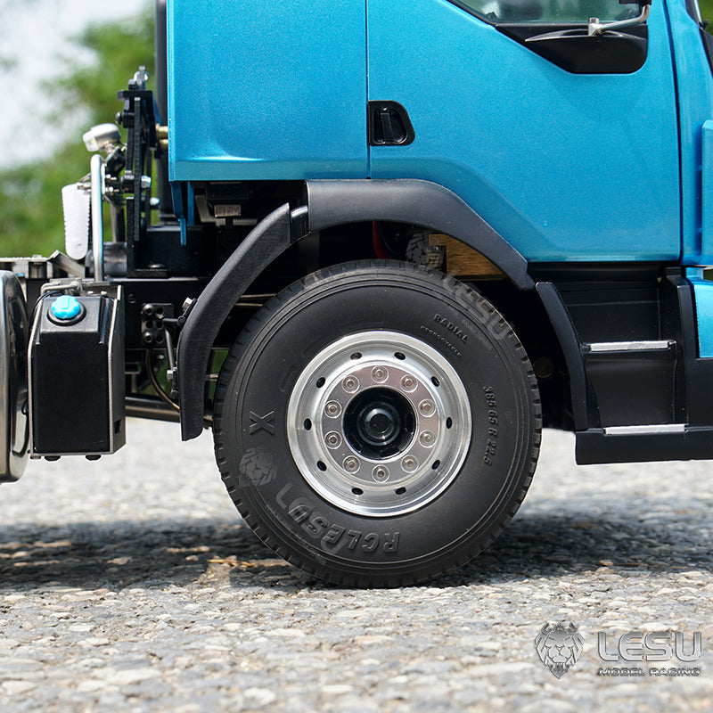 LESU Z0029 1/14 Metal 4x4/4x2 RC Tractor Truck with 2Speed Transmission Light Sound System for Construction Vehicle Enthusiast