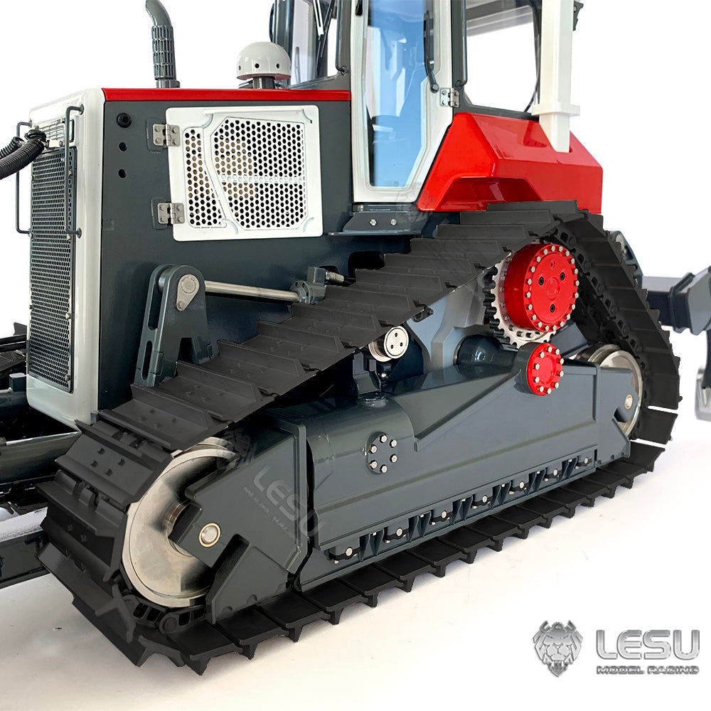 LESU 1/14 RTR RC Painted Assembled Hydraulic Model Aoue-DT60 Crawler Dozer Bulldozer W/ Light Sound PL18EV Controller Motor ESC