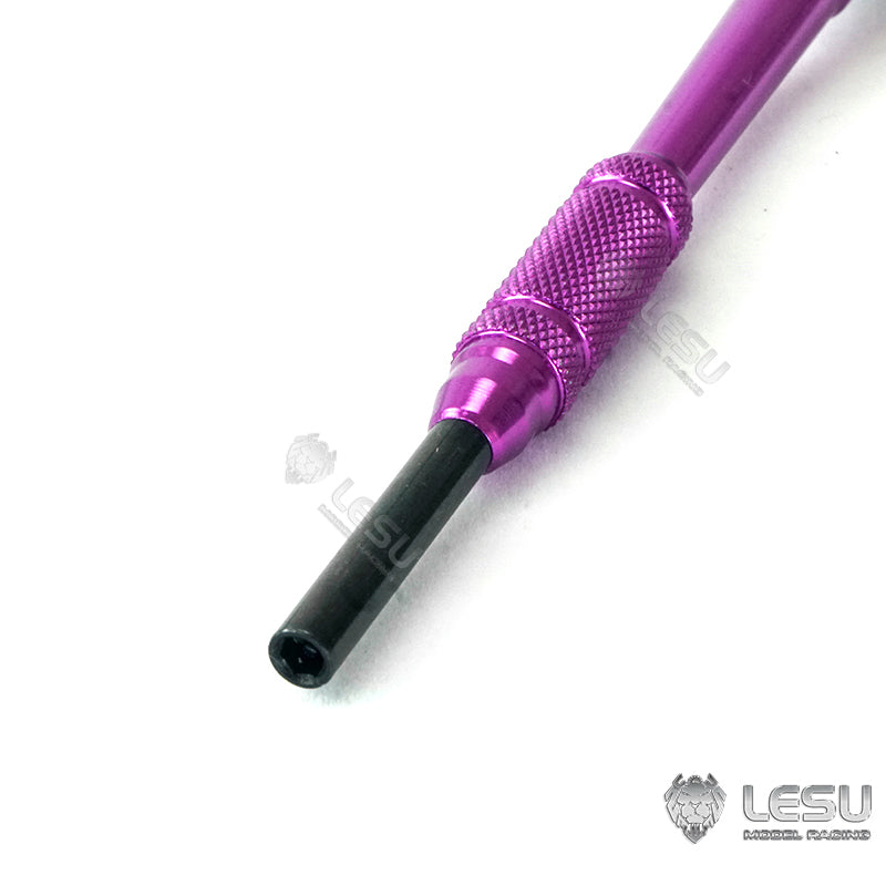 11.11 EXCLUSIVE GIFTS LESU 1.5mm/2.0mm/2.5mm/3.0mm Metal Screw Driver Tool 2.0mm/2.5mm/1.7mm/3.0mm Hexagonal Screwdriver for 1/14 RC Tractor Truck Model