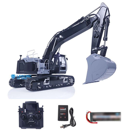 1/14 Hydraulic RC Tracked Excavator LESU Aoue LR945 Painted Assembled Metal Remote Control Digger Model