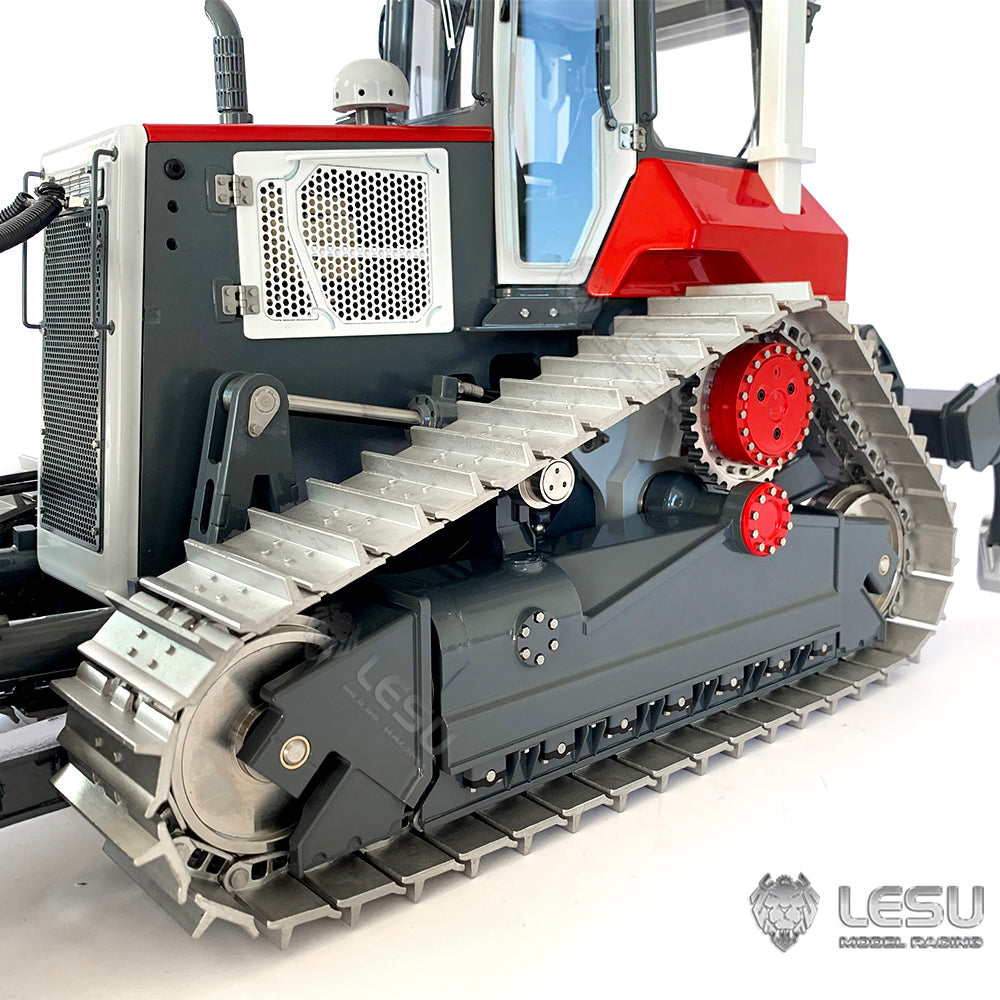 LESU 1/14 RTR RC Painted Assembled Hydraulic Model Aoue-DT60 Crawler Dozer Bulldozer W/ Light Sound PL18EV Controller Motor ESC