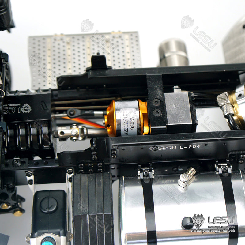 LESU 1/14 Remote Control 3363 3348 6*6 Dumper Truck Construction Vehicle Hydraulic System Motor Sound Light System Servo ESC