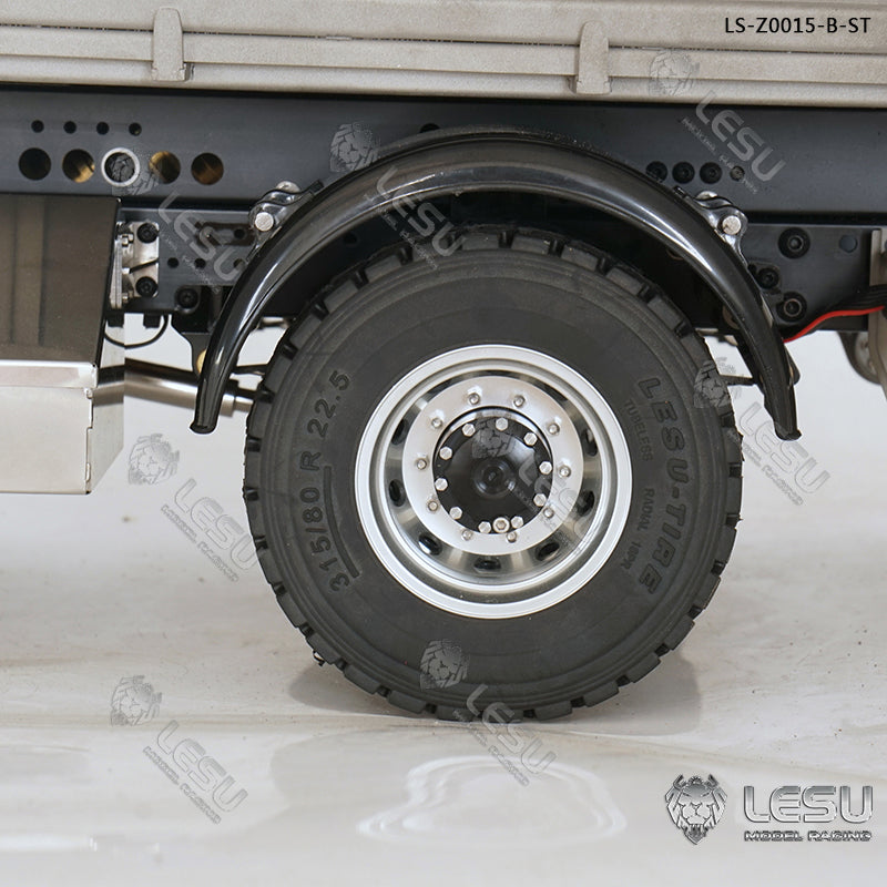 In Stock LESU 1/14 Scale Metal 4*4 Chassis TGS Hydraulic Dumper Truck Construction Vehicle Model Light Sound System Motor ESC Servo