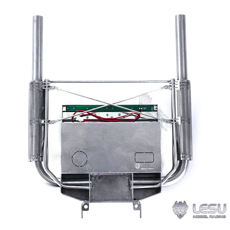 LESU 1/14 Scale RC Model Metal Tee Exhaust Pipe Suitable for TAMITA 1850 Truck Car DIY Tractor Radio Controlled Vehicle Model Part