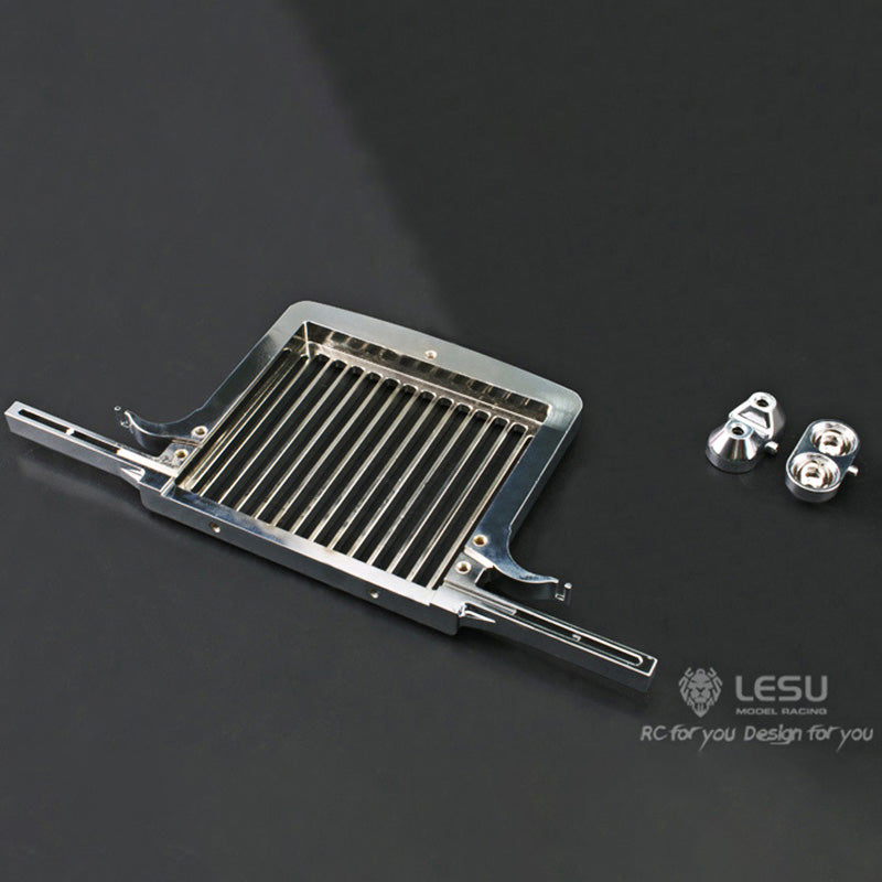 US STOCK LESU Metal Spare Part Simulated Front Net Bumper Suitable for Tamiya RC 1/14 Scale Tractor Truck Radio Controlled Car DIY Model