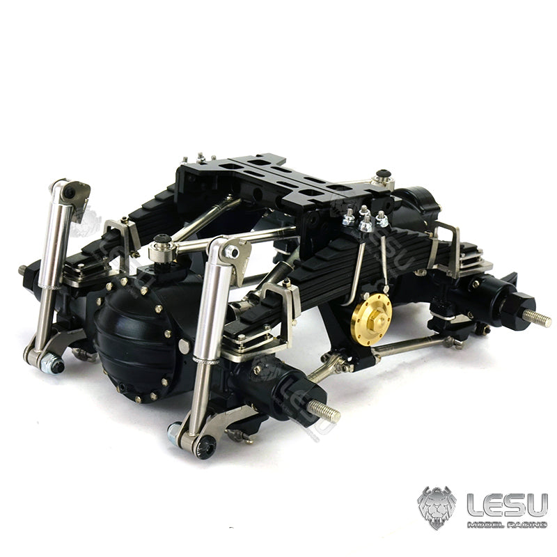 Metal Rear Suspension for LESU 1/14 Scale Differential Axles Tractor Truck Dumper Car Model Spare Parts Replacements Accessories