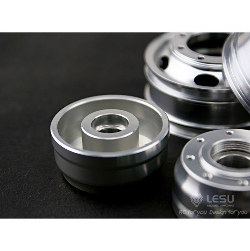 LESU Front Wheel Metal Hub for 1/14 Scale Radio Controlled Dumper Tractor DIY Truck Model Replacements Spare Parts