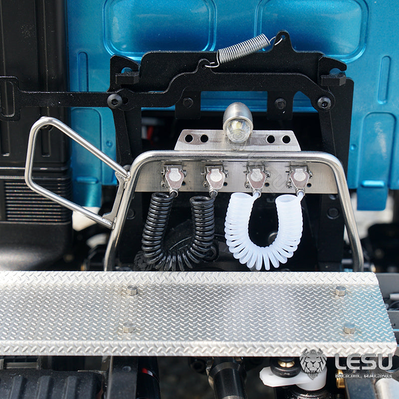 LESU Z0029 1/14 Metal 4x4/4x2 RC Tractor Truck with 2Speed Transmission Light Sound System for Construction Vehicle Enthusiast