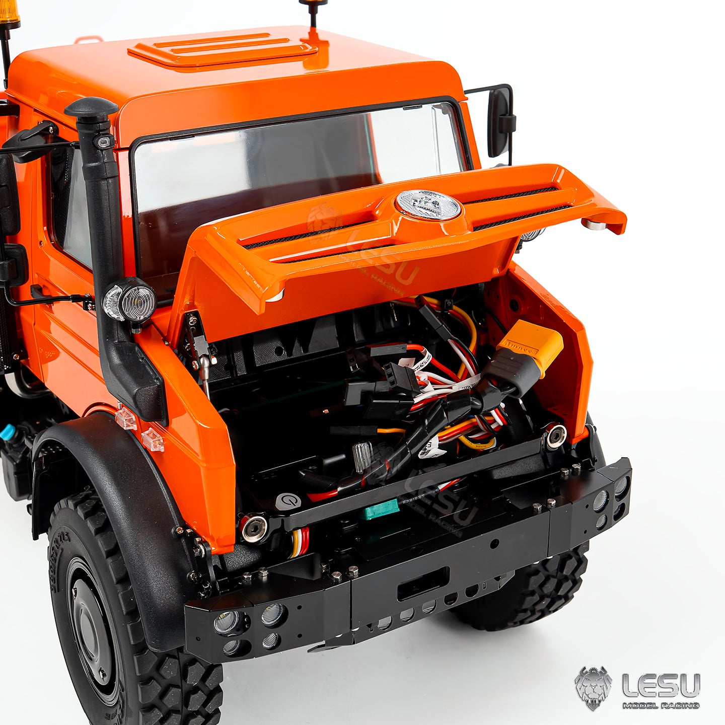 LESU 1/14 U4023 RC Light Truck Fully Metal Body 4WD 2WD RC Off Road Vehicle 3Speed Gearbox Axle Lock Openable Door No Hydraulic