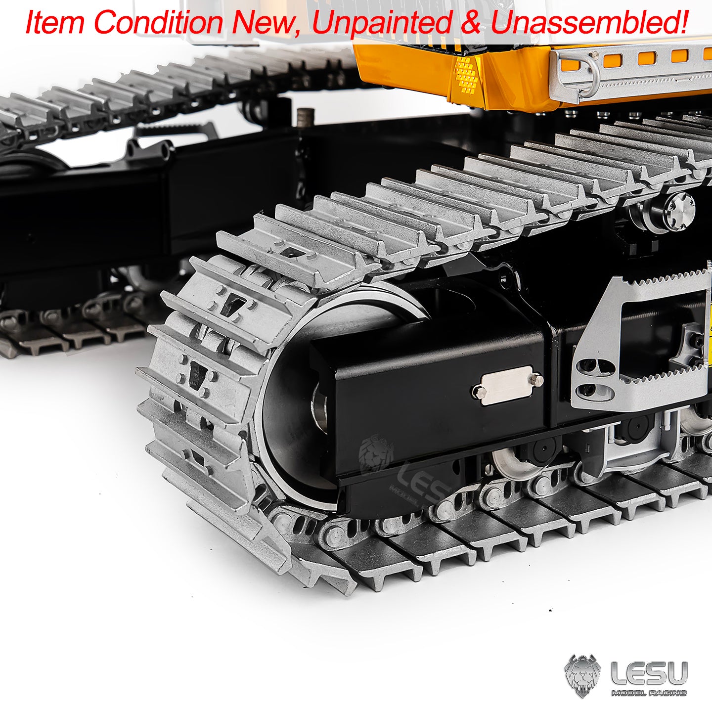 LESU 1/14 Aoue Radio Controlled Dual Pumps LR956 Hydraulic Excavator KIT Metal 3 Arms RC Digger Model 4+3CH Valve Light GPS