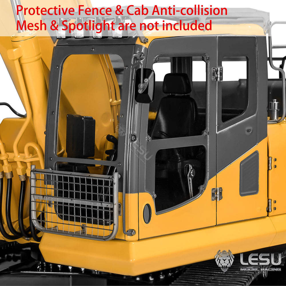 LESU PC360 1/14 Metal RC Hydraulic Excavator B0002 with 7CH Reversing Valves Light System DIY Construction Model for Hobby Builders