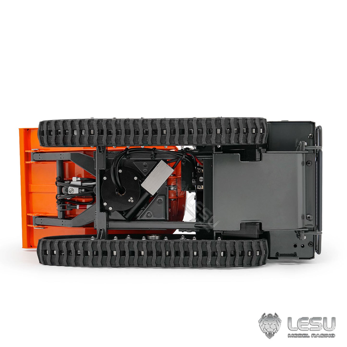 Metal LESU 1/14 Hydraulic Remote Control Tracked Dump Truck KC300HR-5 RC Dumper Model 180 Degree Rotation Openable Door Lights