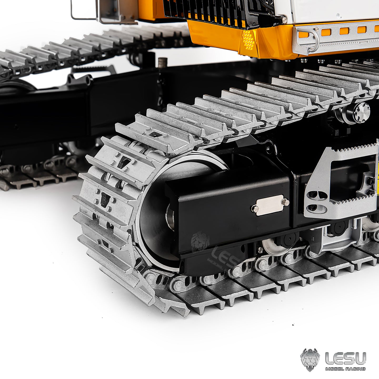LESU 1/14 RC Hydraulic Excavator LR956 Metal 3 Arms Remote Control Digger Model 4+3CH Valve Dual Pumps Light Flysky PL18EV LITE