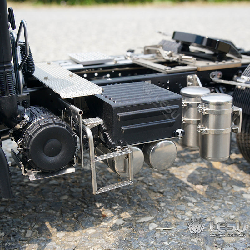 LESU Z0029 1/14 Metal 4x4/4x2 RC Tractor Truck with 2Speed Transmission Light Sound System for Construction Vehicle Enthusiast