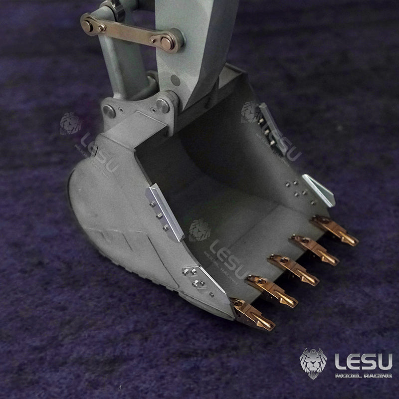 LESU 1/14 Metal RC Hydraulic Excavator Kits Aoue ET26L DIY Model Pump Valve ESC GPS Remote Control Construction Vehicles