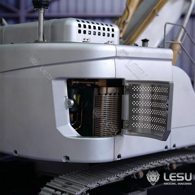 LESU 1/14 Metal RC Hydraulic Excavator Kits Aoue ET26L DIY Model Pump Valve ESC GPS Remote Control Construction Vehicles