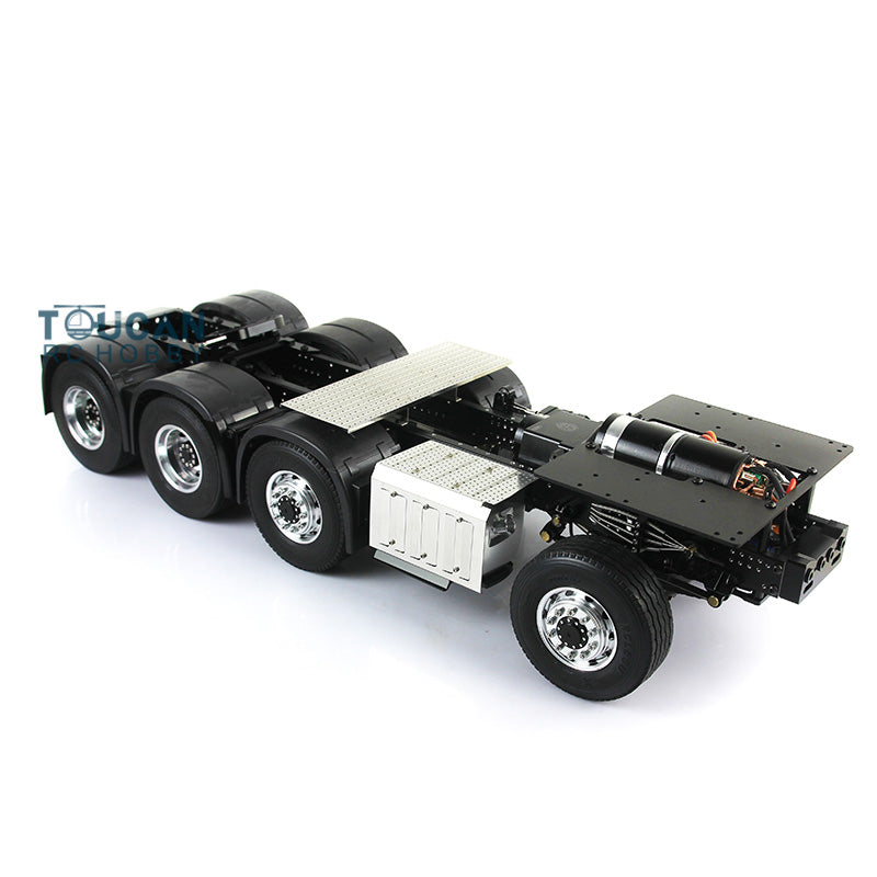 LESU 8*8 1/14 Heavy-Duty Metal Chassis 3363 56352 Radio Control Tractor Truck Model W/ Servo Motor Fender W/O Equipment Rack