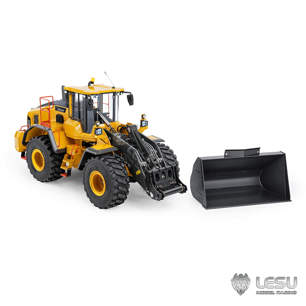 LESU L220H 1/14 Metal RC Hydraulic Wheel Loader A0013 PNP/RTR 4WD Construction Model Brushless FOC Motor 2 Speed Transmission Light Sound