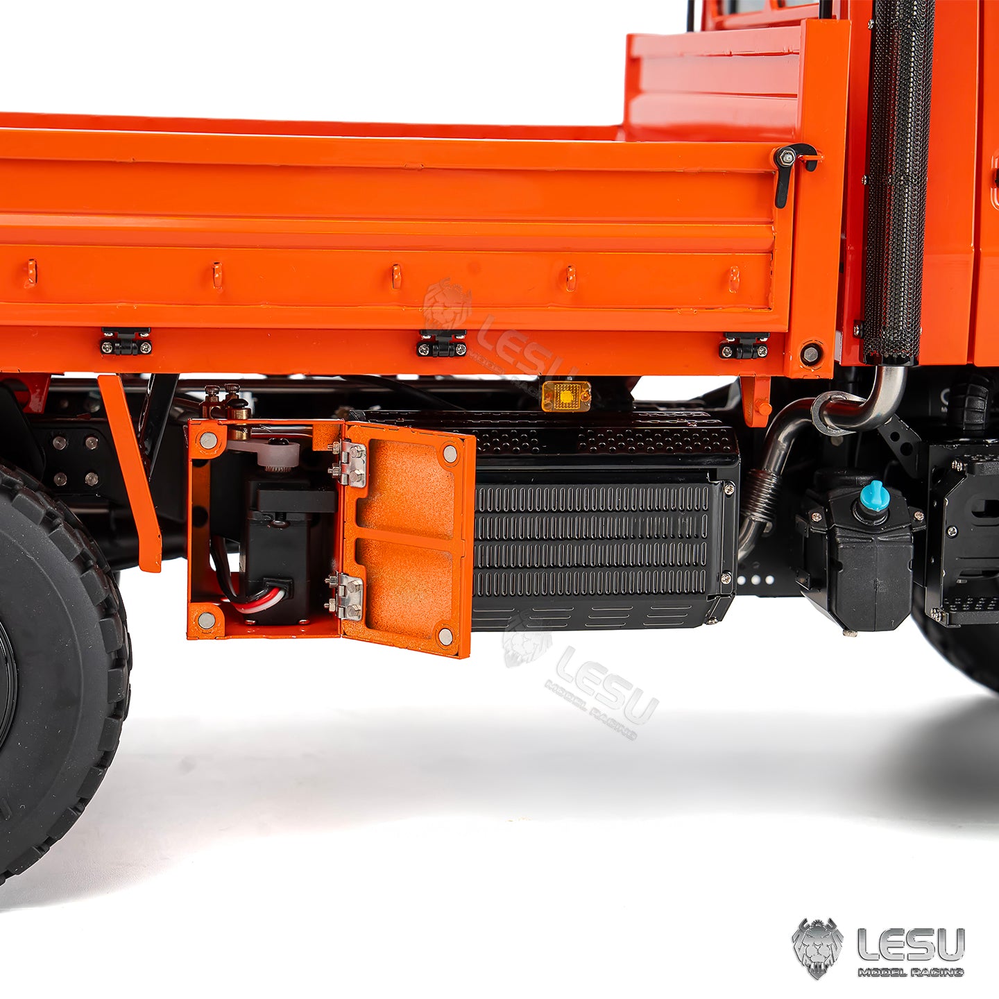 LESU 1/14 U4023 RC Light Truck Fully Metal Body 4WD 2WD RC Off Road Vehicle 3Speed Gearbox Axle Lock Openable Door No Hydraulic