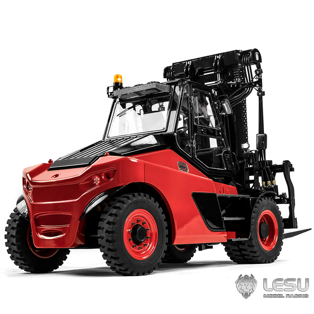 LESU 1/14 Aoue-LD160S Metal RC Hydraulic Forklift Remote Control Wheeled Car RTR Version Painted Assembled Models