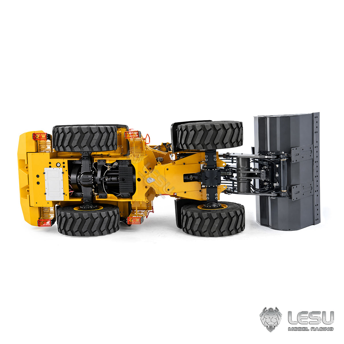 LESU L220H 1/14 Metal RC Hydraulic Wheel Loader A0013 PNP/RTR 4WD Construction Model Brushless FOC Motor 2 Speed Transmission Light Sound