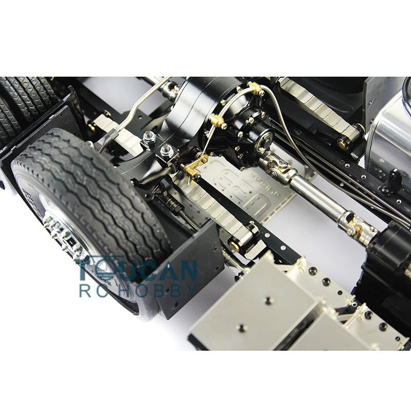 LESU 1/14 RC Tractor Truck 8*8 Heavy-duty Metal Chassis 3363 for TAMIYA 56352 Model 2Speed Transmission 540 Motor