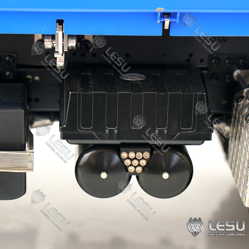LESU 1/14 Metal 3 Ways RC Dumper Truck Model 3Speed Transmission Sound Light System for Remote Control Engineering Vehicle Enthusiast