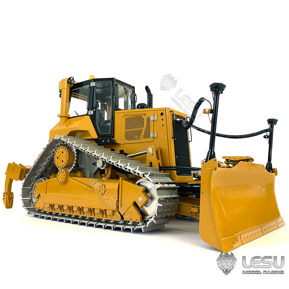 In Stock 1/14 LESU RTR Crawler Dozer Bulldozer RC Painted Assembled Hydraulic Model Aoue-DT60 W/ Motor ESC Light Sound No Controller Battery