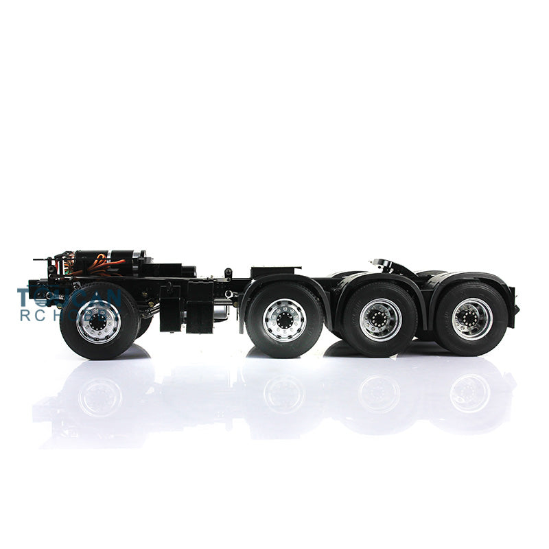 LESU 8*8 1/14 Heavy-Duty Metal Chassis 3363 56352 Radio Control Tractor Truck Model W/ Servo Motor Fender W/O Equipment Rack