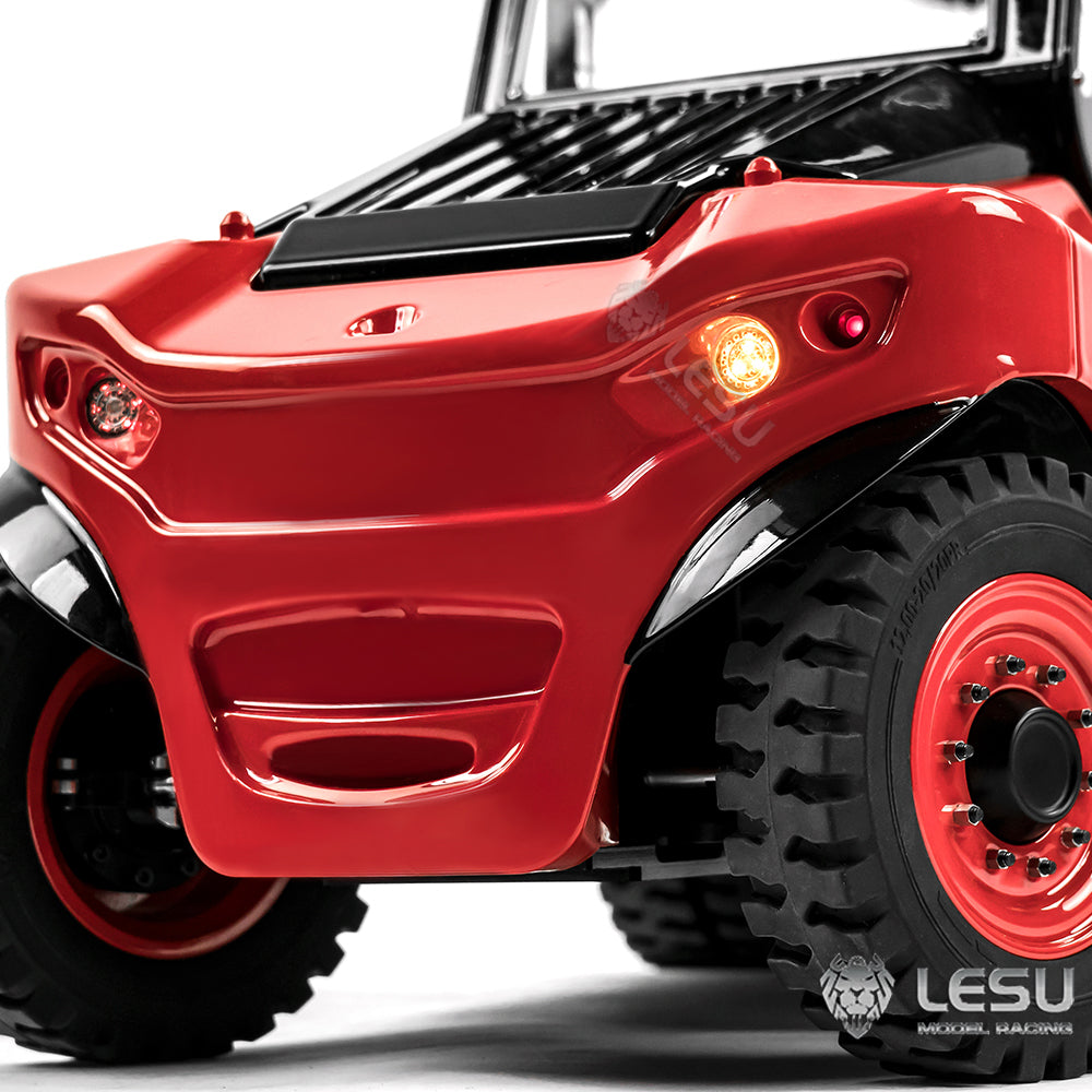 LESU 1/14 Aoue-LD160S Metal RC Hydraulic Forklift Remote Control Wheeled Car RTR Version Painted Assembled Models