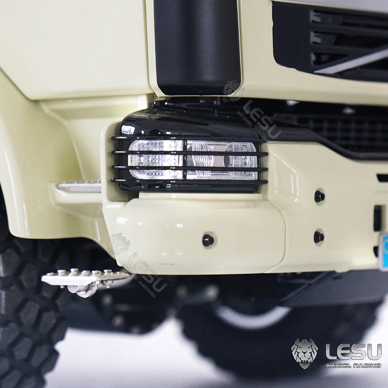 In Stock LESU 1/14 6x6 VOLV RC Metal Concrete Car Mixer Truck Remote Control Vehicles Model Lights 2Speed Transmission Box Diff Lock Axles