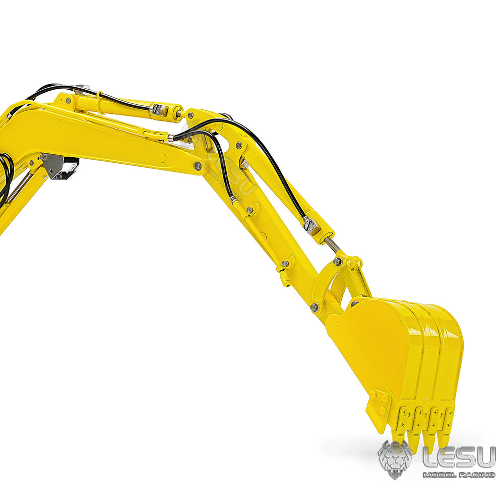 Newly Released LESU 1/14 Mini RC Hydraulic Excavator PC30 Metal Radio Controlled Digger Model Emulated Construction Vehicle Toy