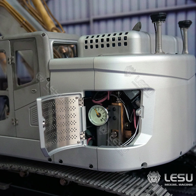 LESU 1/14 Metal RC Hydraulic Excavator Kits Aoue ET26L DIY Model Pump Valve ESC GPS Remote Control Construction Vehicles