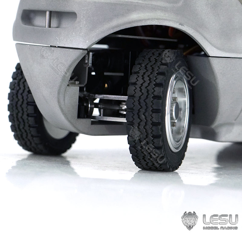 LESU Remote Control 1/14 Hydraulic Forklift RC Transfer Construction Truck Model With ESC Motor Servo Light Sound System