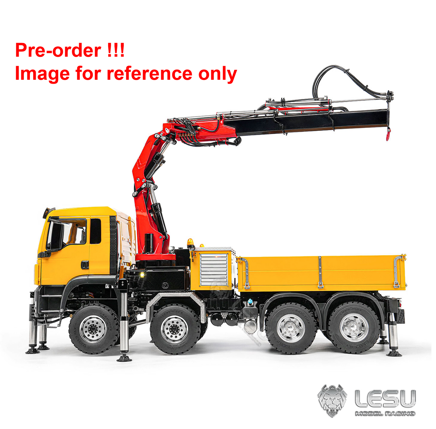 New Pre-Order Deposit 1/14 8x8 Crane Truck Remote Control Lorry