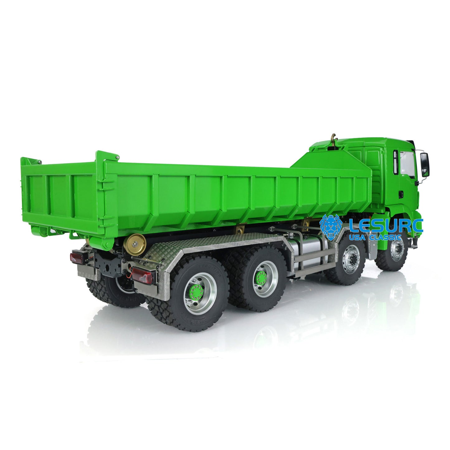 LESU 1/14 TGS 8*8 Hydraulic Dumper for Remote Controlled Truck Roll On/Off Tipper W/ Sound Light System Motor Servo