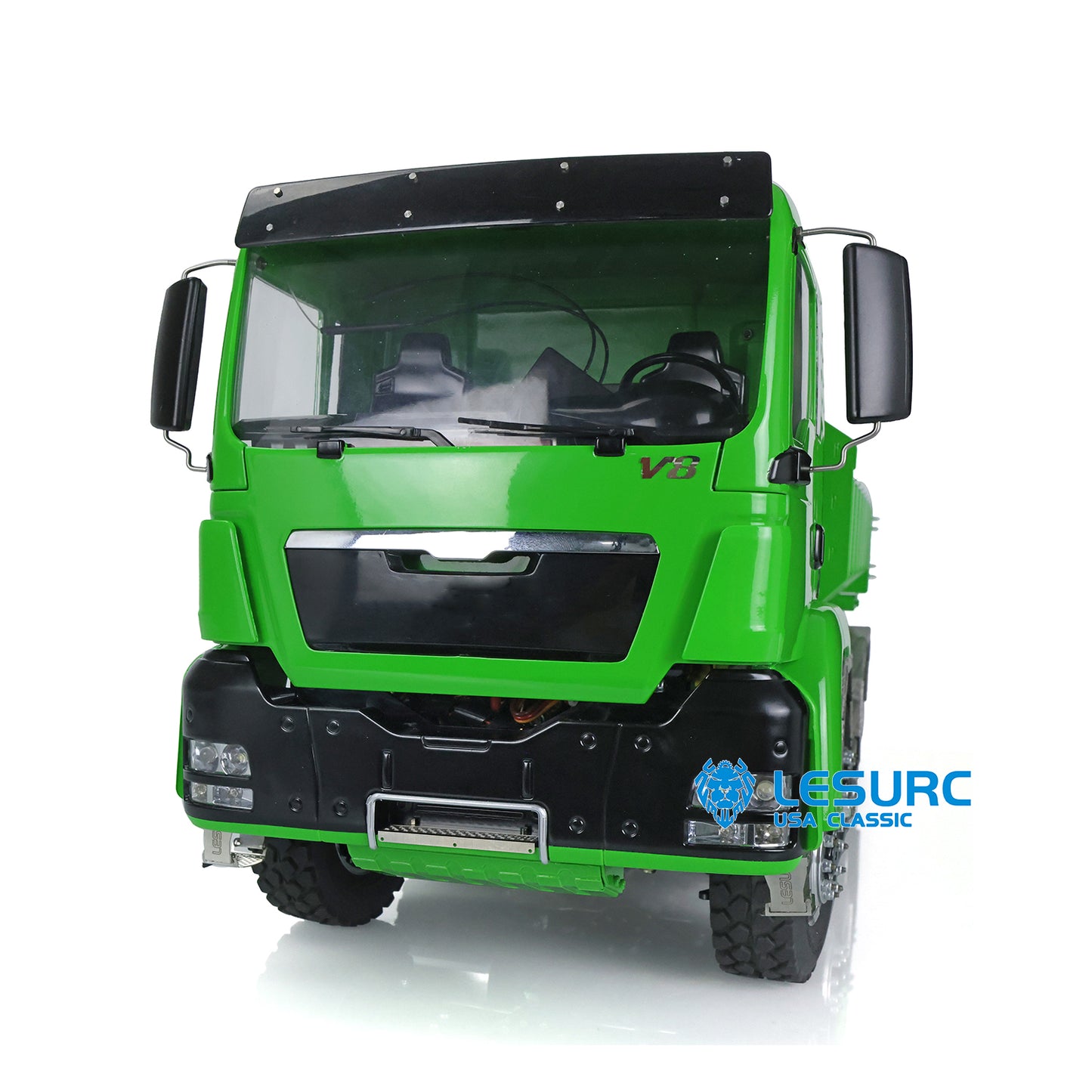 LESU 1/14 TGS 8*8 Hydraulic Dumper for Remote Controlled Truck Roll On/Off Tipper W/ Sound Light System Motor Servo