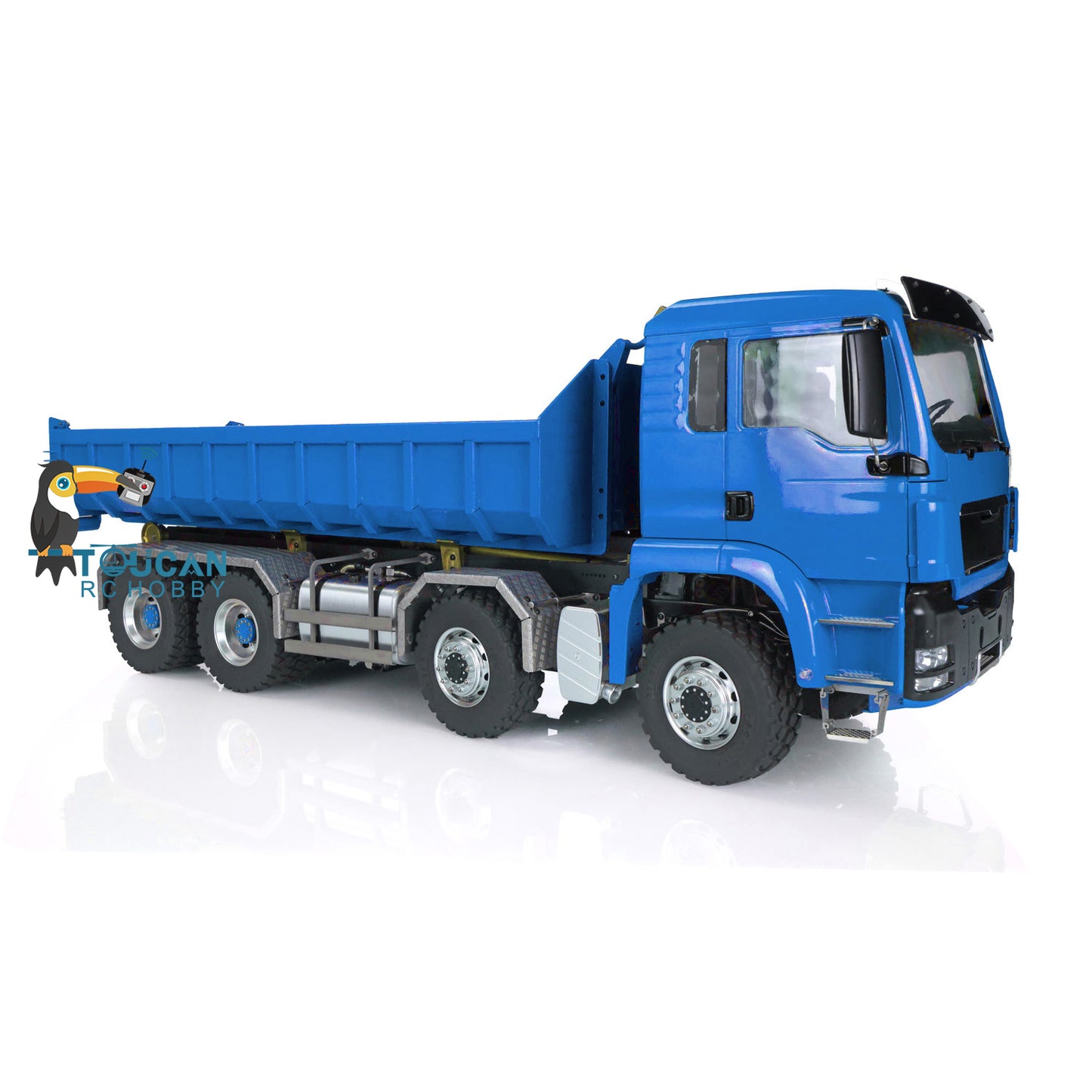 LESU 1/14 TGS 8*8 Hydraulic Dumper for Remote Controlled Truck Roll On/Off Tipper W/ Sound Light System Motor Servo