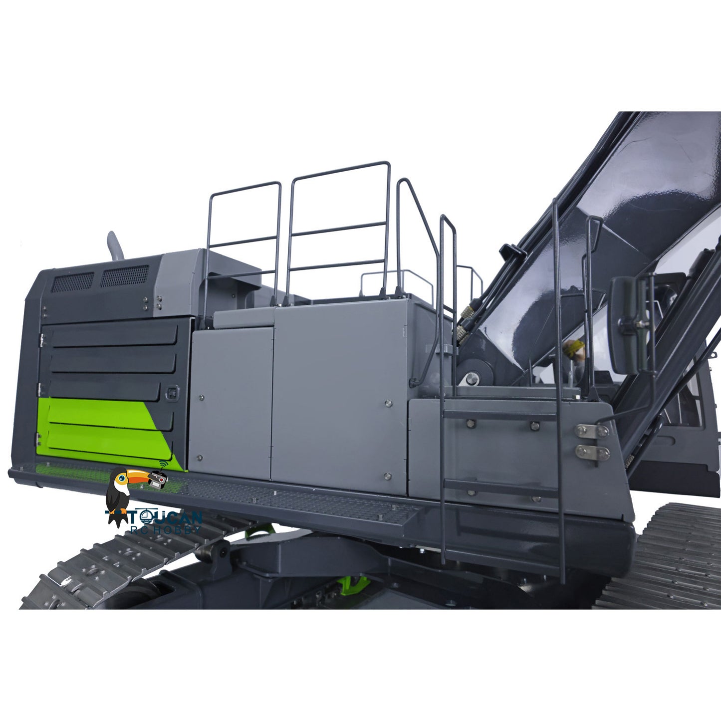 LESU 1/14 RC Hydraulic Excavator C374F Remote Controlled Heavy Digger Machine Sound Smoke Light LCD Screen 6CH Valve Motor ESC