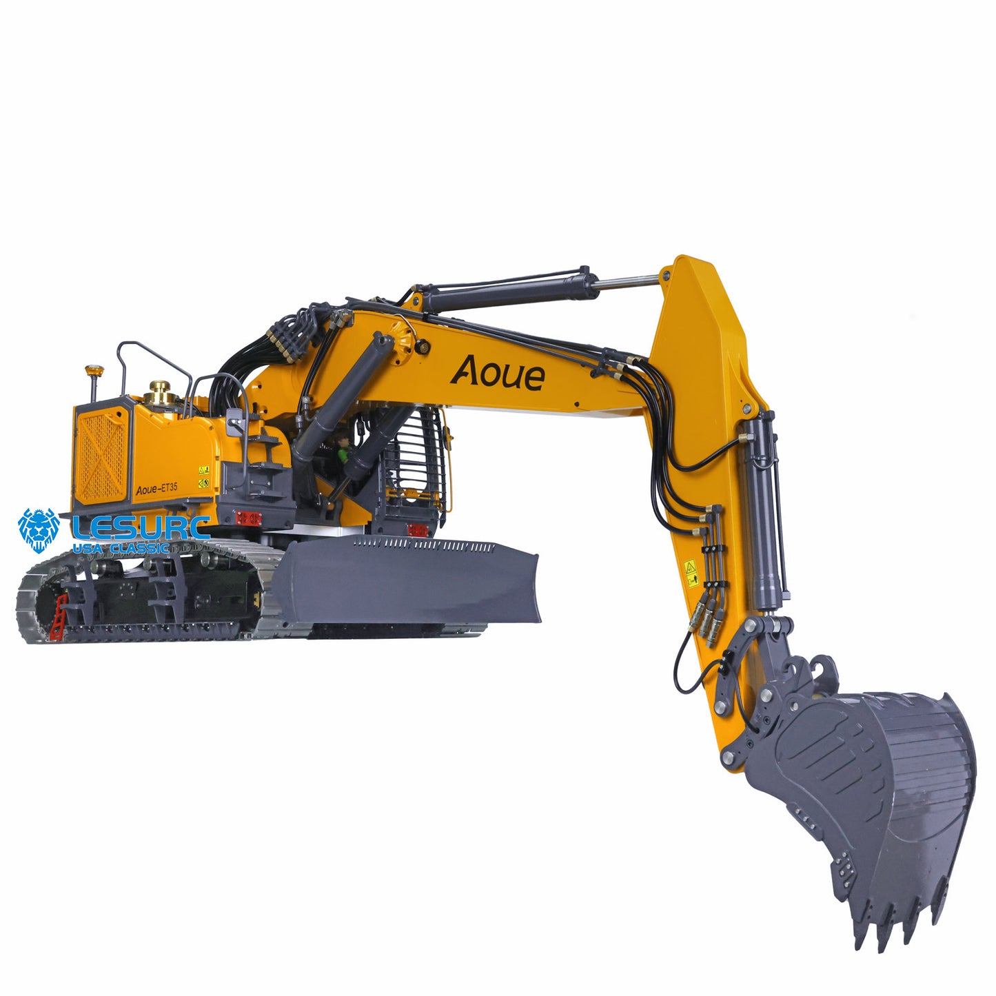 In Stock Metal LESU Aoue ET35 1/14 RC Hydraulic Excavator RTR Model PL18EV Sound Light LSystem Remote Control Digger Construction Vehicles