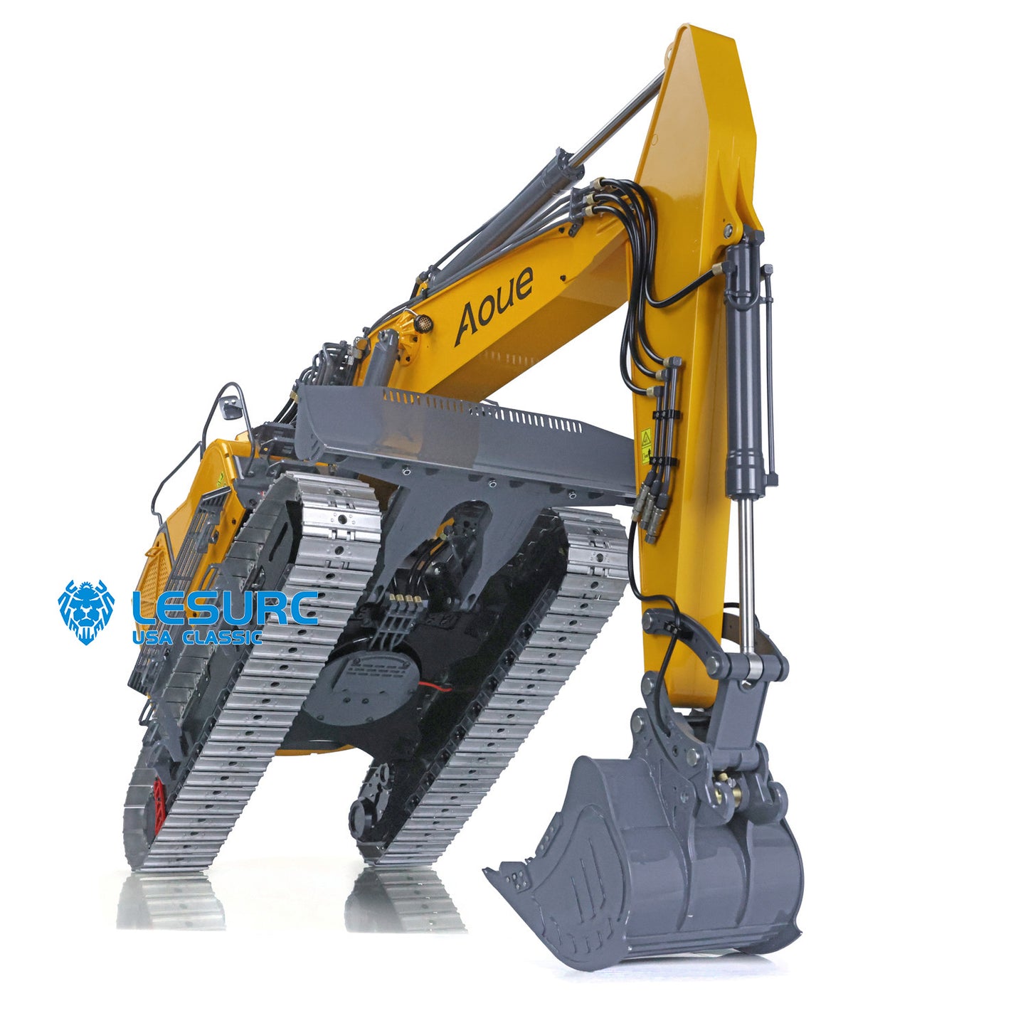 LESU 1/14 Metal RC Hydraulic Tracked Excavator Digger Aoue ET35 Model W/ Light Motor Driver Pump Valve ESC Upgrade Accessories