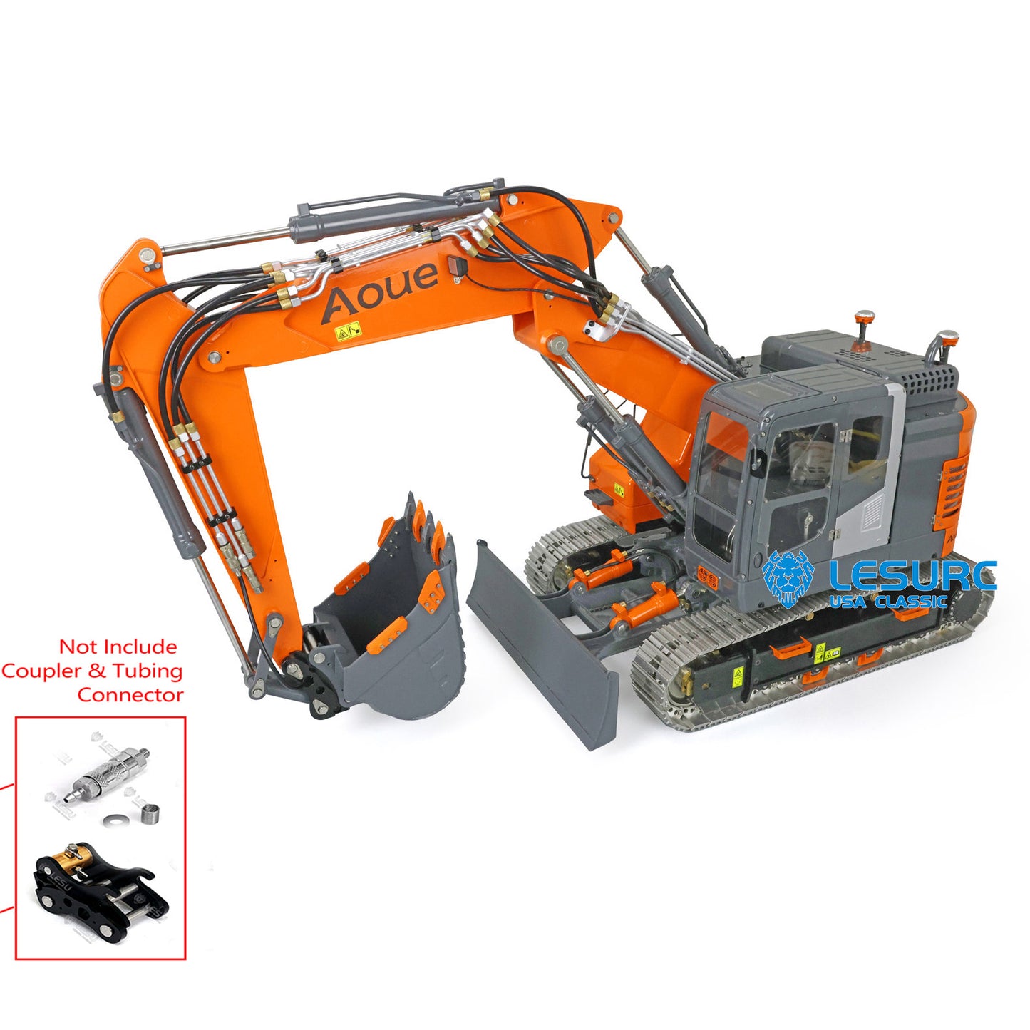 LESU Assembled Painted Metal Aoue ET26L 3Arms 1/14 Hydraulic RC Excavator Digger W/ Pump Valve Motor ESC GPS Upgrade accessories