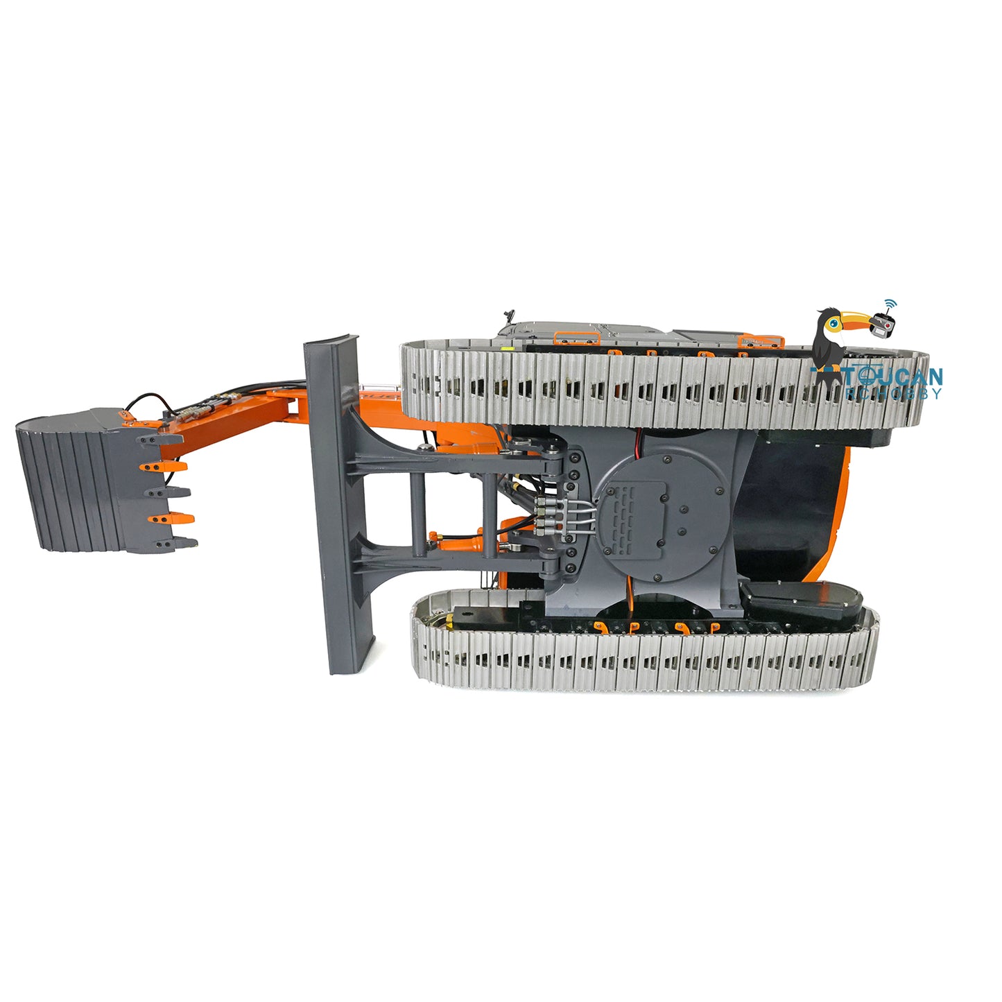 LESU 1/14 Metal RC Hydraulic Excavator Tracked 3 Arms Aoue ET26L With PL18EV Radio System GPS Assembled Diggers Vehicle Model