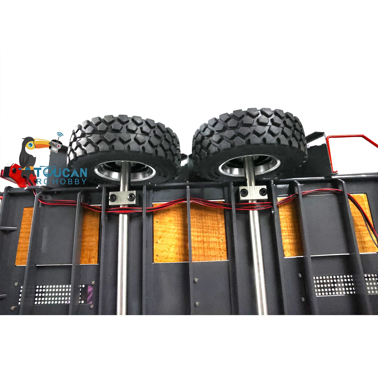 Metal Trailer Plate For LESU 1/14 Scale LESU Skid Steer Remote Control Hydraulic Loader Trailer Vehicle Accessories Model