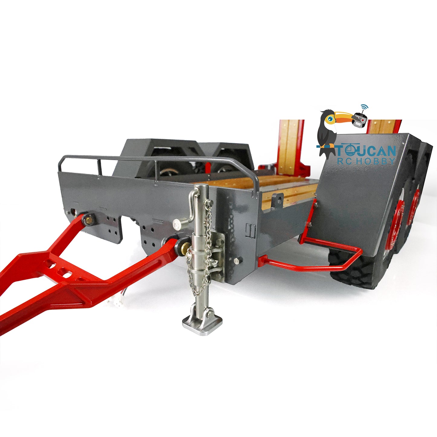 Metal Trailer Plate For LESU 1/14 Scale LESU Skid Steer Remote Control Hydraulic Loader Trailer Vehicle Accessories Model