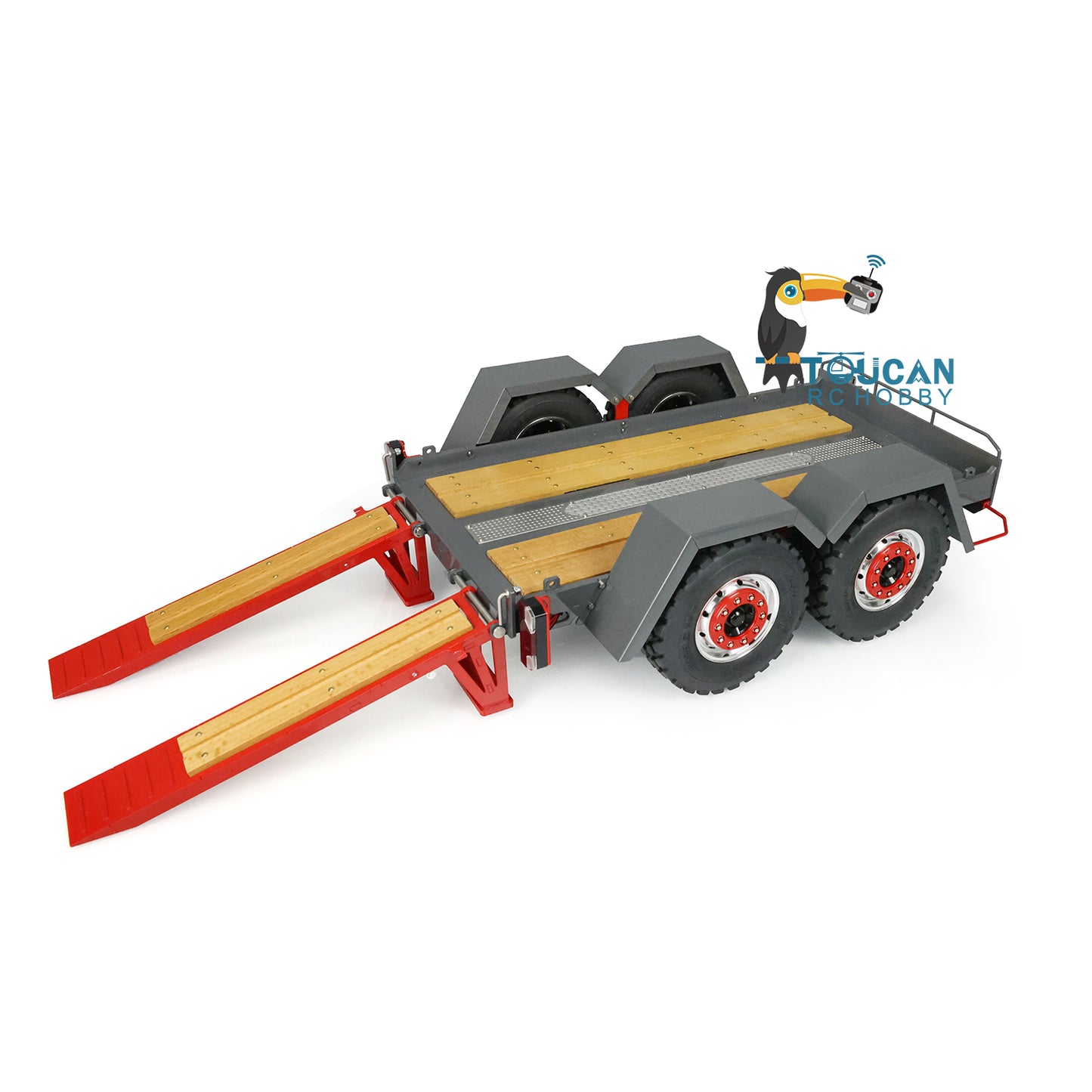 Metal Trailer Plate For LESU 1/14 Scale LESU Skid Steer Remote Control Hydraulic Loader Trailer Vehicle Accessories Model